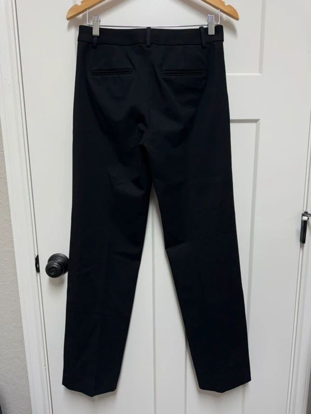 Banana Republic Sloan Pants 6L long Black Mid Rise Straight Leg Trousers - Picture 5 of 8